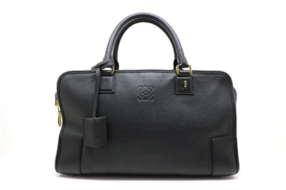 Loewe Amazona Handbag Calfskin Black